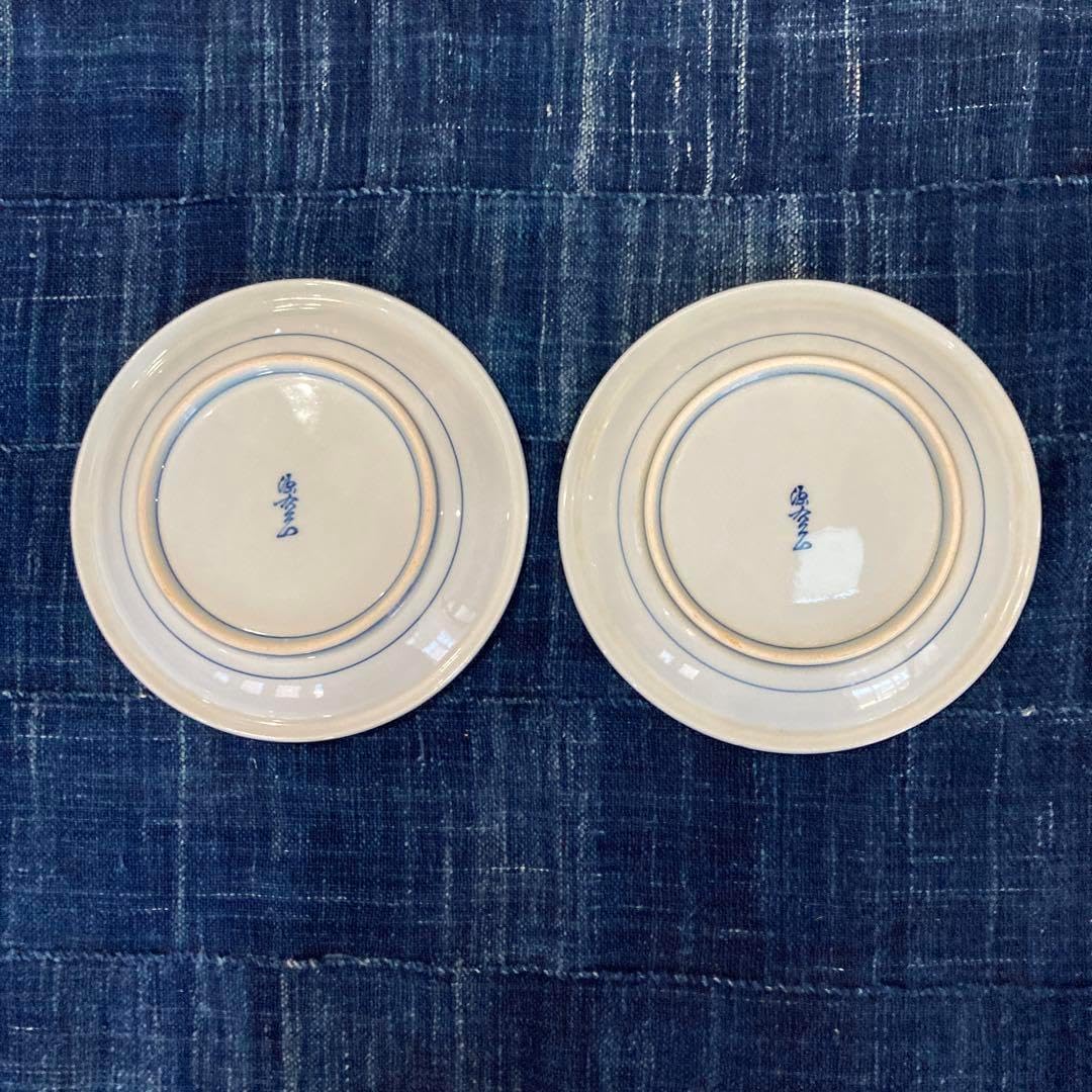 源右衛門皿　カブ　5枚セット 源右衛門カブ絵皿 源右衛門皿カブ5枚セット